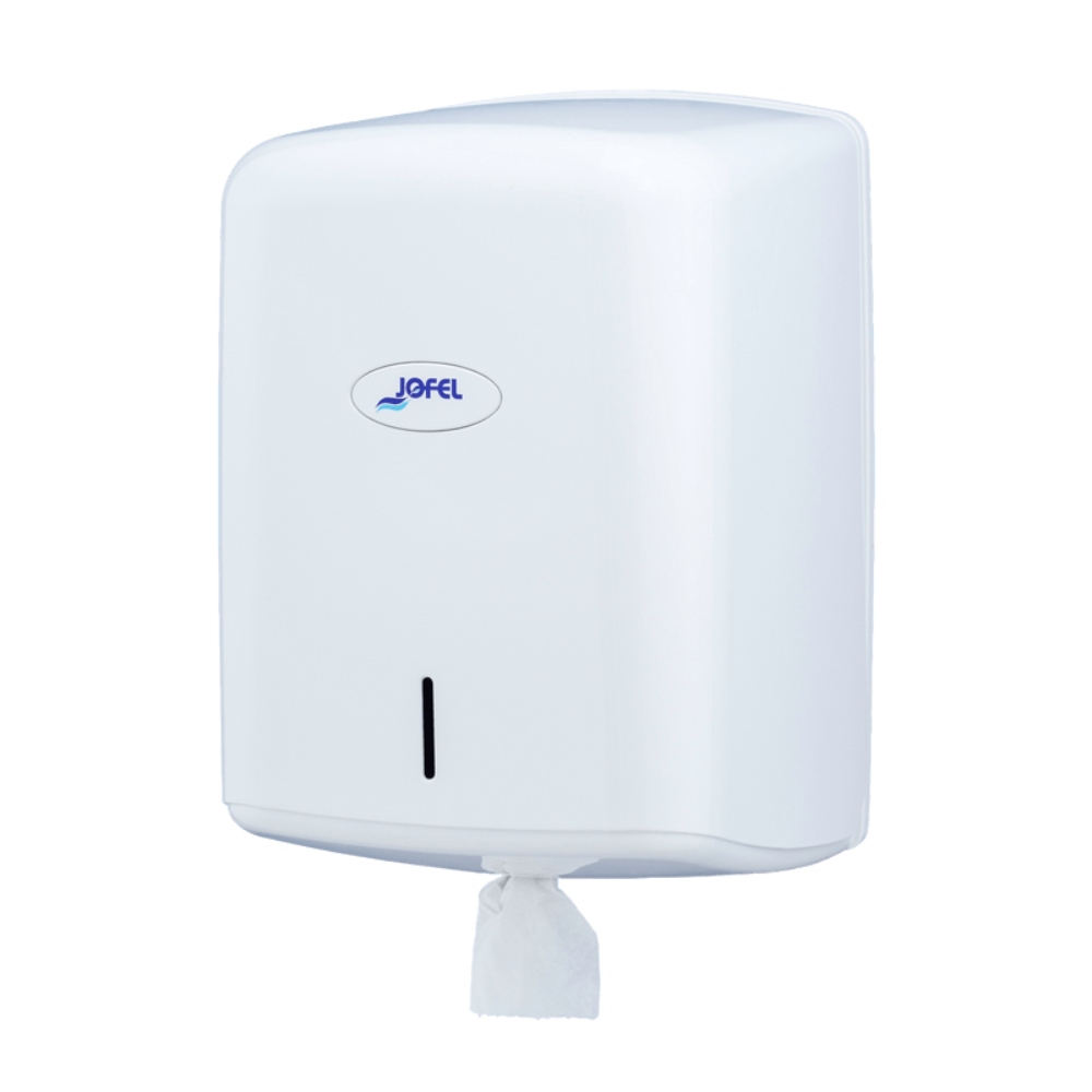 CentreFeed Roll Dispenser White Plastic