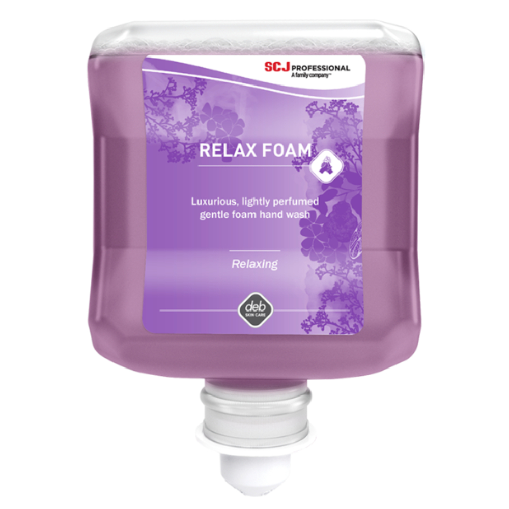 Deb Relax Foam Hand Wash 1L (RLX1L)