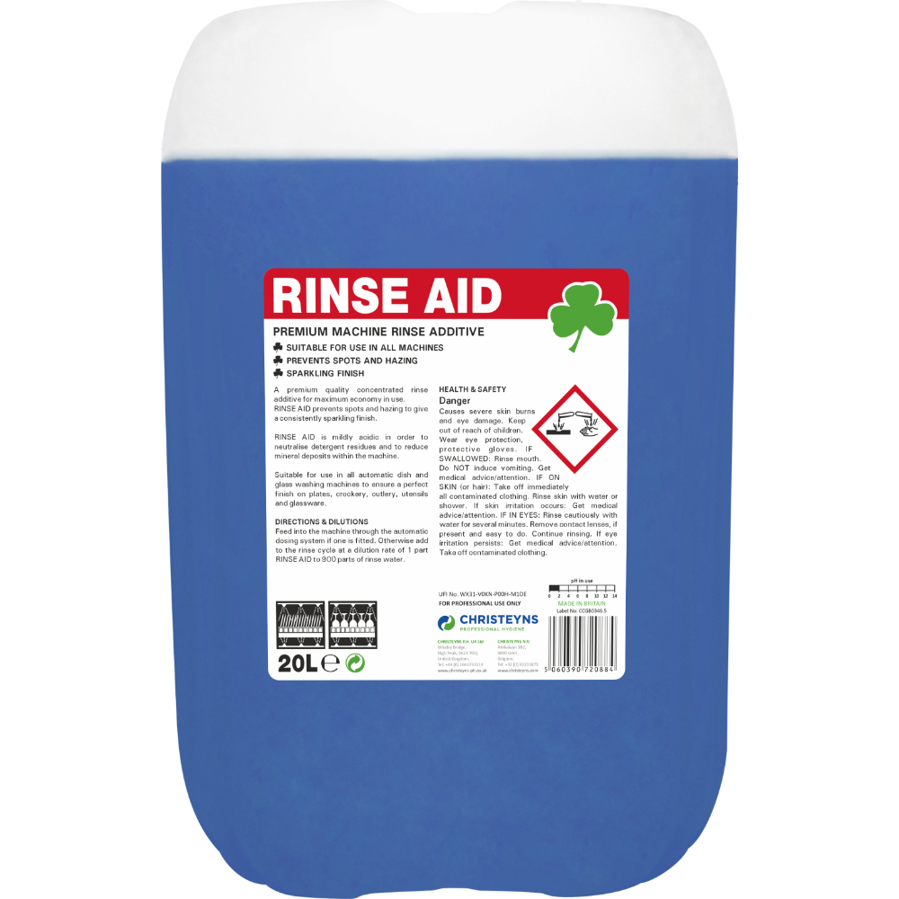 Christeyns Rinse Aid Premium Additive 20L