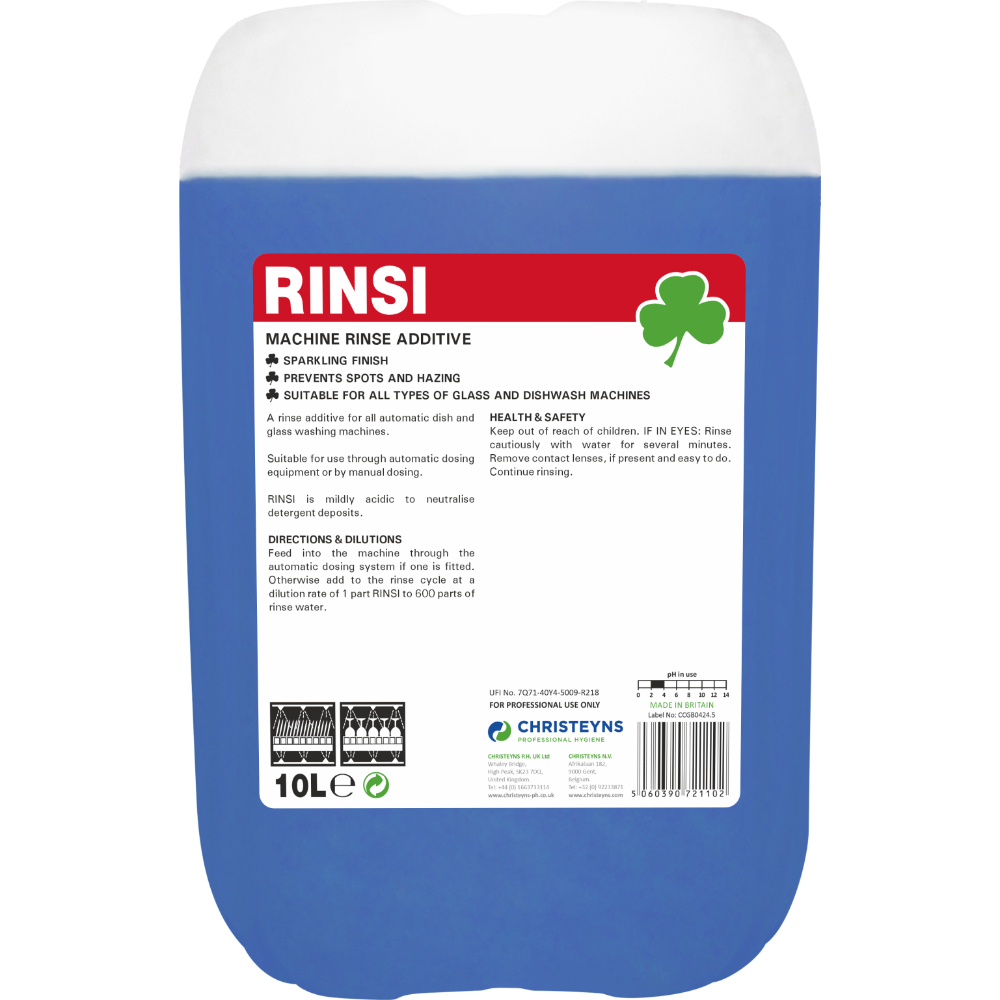 Christeyns RINSI Machine Additive 20L
