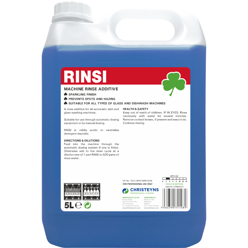 Christeyns RINSI Machine Additive 5L