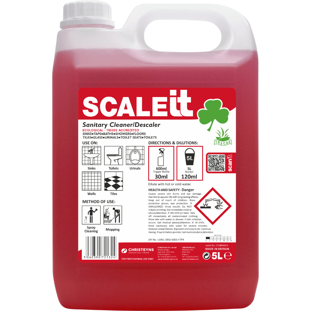 Christeyns SCALEIT Toilet Cleaner/Descaler 1L