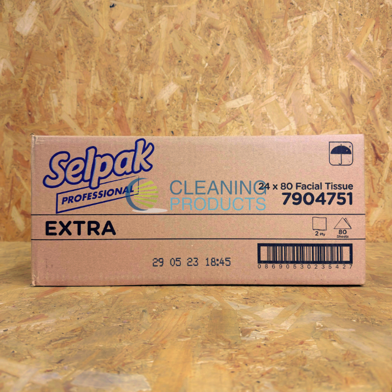 Pallet of 2Ply Selpak Pro Extra Facial Tissue - 1920 Sheet