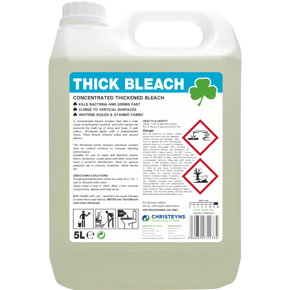 Christeyns Thick Bleach 5L