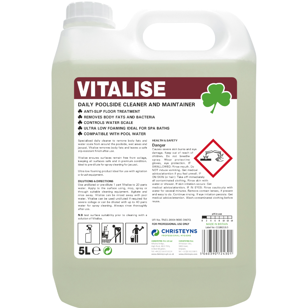 Christeyns VITALISE Poolside Cleaner/Maintainer 5L