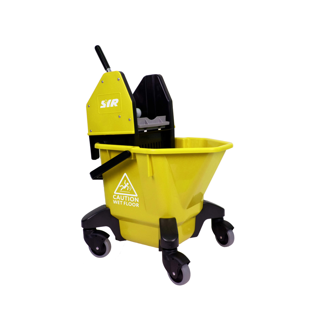 TC20 Kentucky Mop Bucket on Wheels with Wringer 20L Yellow
