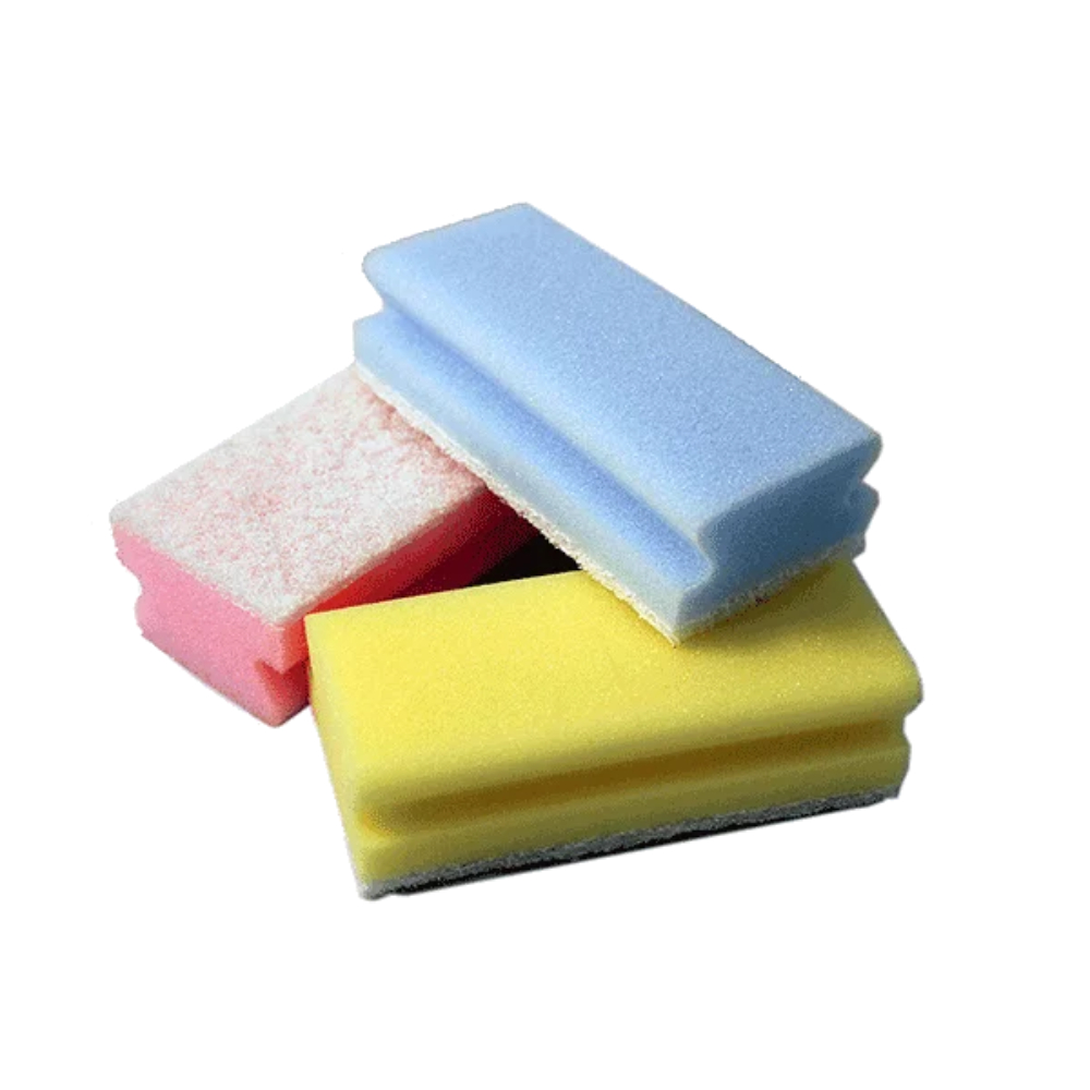 Optima Proclean Non-Scratch Sponge Scourers - Green - Pk 10