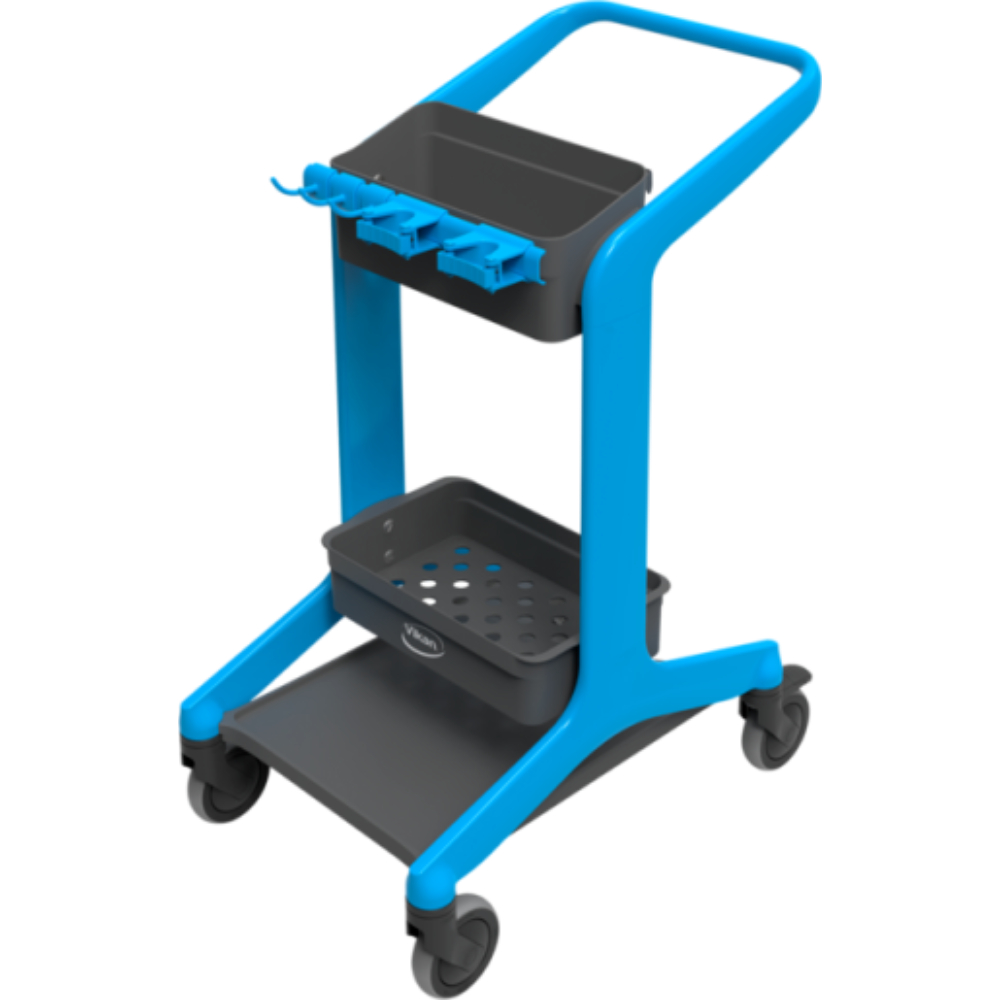 Vikan HyGo Mobile Cleaning Station, 780 mm, Unassembled, Green