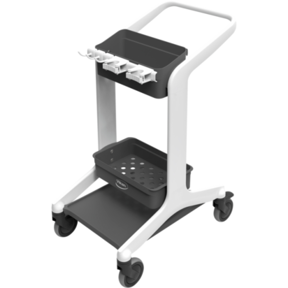 Vikan HyGo Mobile Cleaning Station, 780 mm, Unassembled, White