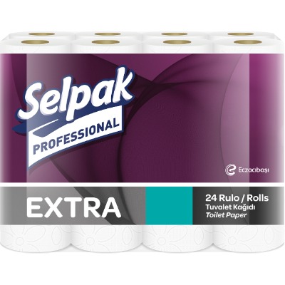 Selpak Pro Extra 2 Ply Toilet Roll - 165 Sheet - Case 72