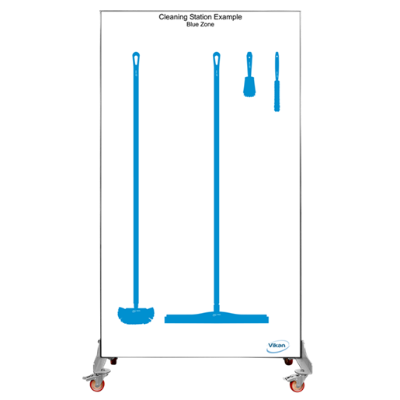 Vikan Shadow Board, Mobile, Coloured Shadows, H2000mm x W1150mm