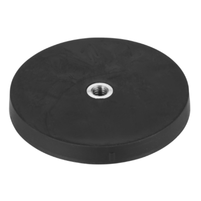 Vikan Magnet for shadow board w/M6 internal thread (bolt and washer), 66 mm,  Black