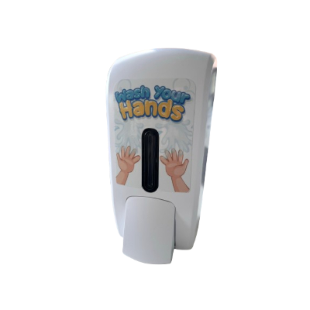 Halo 'Wash Your Hands' 1Ltr Liquid Soap Dispenser - Graphite 