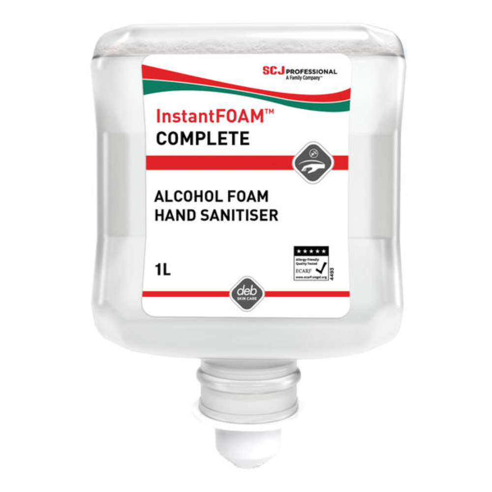 Deb InstantFOAM Complete Sanitiser 1L (DIS1000ML)